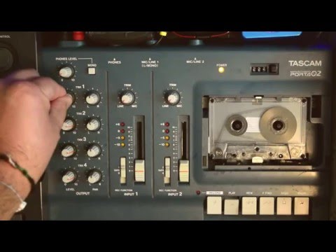 TASCAM 4 TRACK CASSETTE RECORDER - AMBIENT TAPE LOOP DRONE IN E