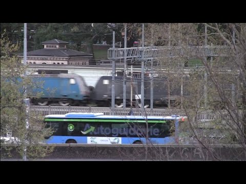 E189+E483 NordCargo con merci - Monza - 01/04/2015