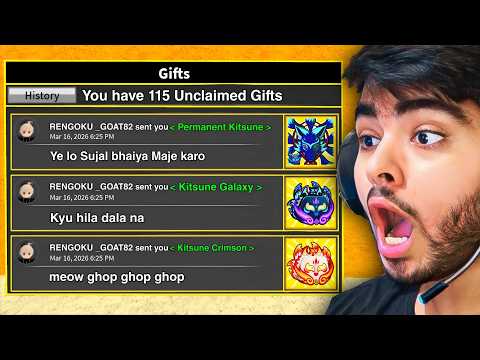 My Subscriber Gifted Me a PERMANENT KITSUNE 😱 Blox Fruits | Roblox