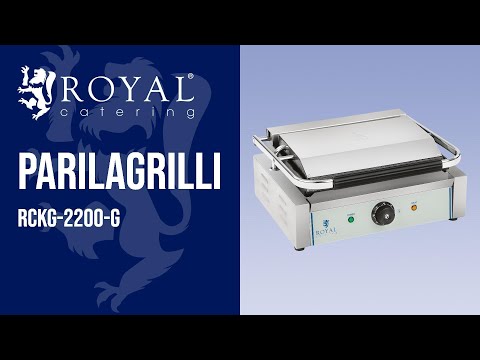 video - Parilagrilli - 1 x 2200 W - paninigrilli