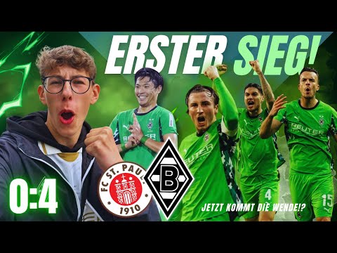 Gladbach dominates St. Pauli – 4:0🔥The best game of the season and the turning point⁉️⚽️