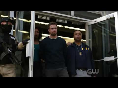 Arrow 6x23 Ending/Oliver tells the world he is the Green Arrow