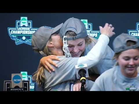 UNC women's lacrosse postgame press conference after winning the national championship #UNC