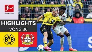 HIGHLIGHTS | Dortmund - Bayer Leverkusen | Va chạm cực căng, HLV Xabi Alonso vẫn không thể thua