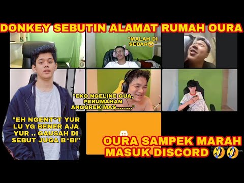 PARAH !!! DONKEY SEBARKAN ALAMAT RUMAH OURA 🤣 !!! OURA SAMPAI MASUK DISCORD - PODCAST GPX
