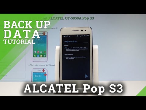 How to Back Up Data in ALCATEL Pop S3 - Allow Google Backup |HardReset.Info