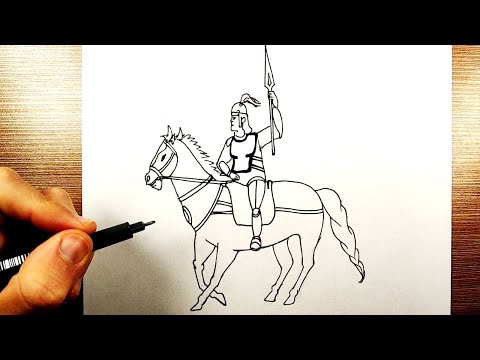 comment dessiner un chevalier du moyen age