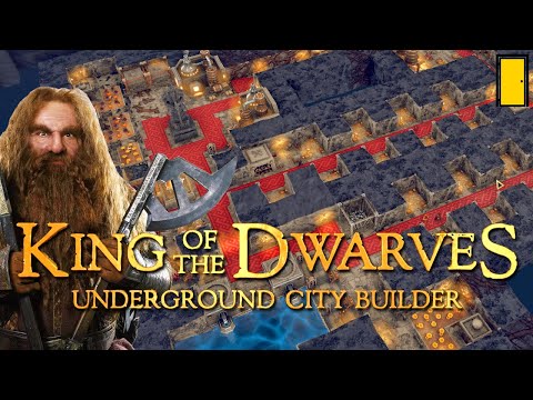 Gimli's Dream Home Simulator | King of the Dwarves (Underground City Builder - Demo)