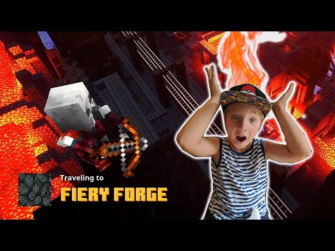 FIGHTIN' FLAMES in the FIERY FORGE!!! -- Minecraft Dungeson Beginner Tutorial Pt. 7