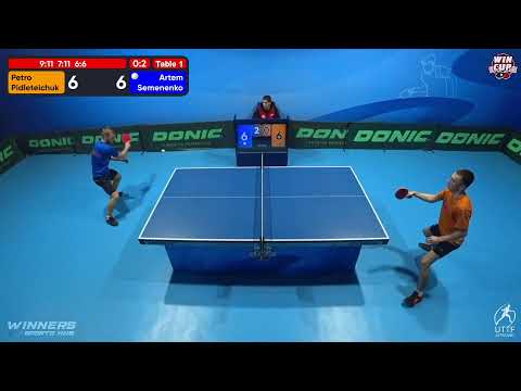 19:30 Petro Pidleteichuk 0-3 Artem Semenenko West 3 WIN CUP 09.11.2022 | TABLE TENNIS WINCUP