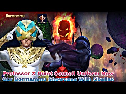 Professor X Quiet Council Uniform New Gbr Dormammu Showcase With Obelisk - Marvel Future Fight