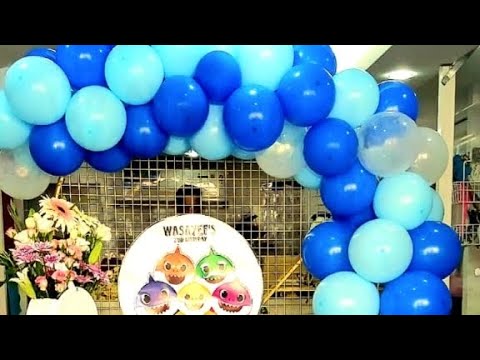 Balloon degine#birthdayballoondecoration #arrangment for birthday#haytham flowershop #faseel.