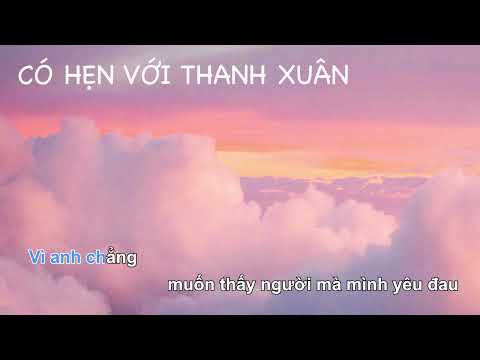 Có Hẹn Với Thanh Xuân - Monstar | Beat Guitar Solo Karaoke | Tone Gốc