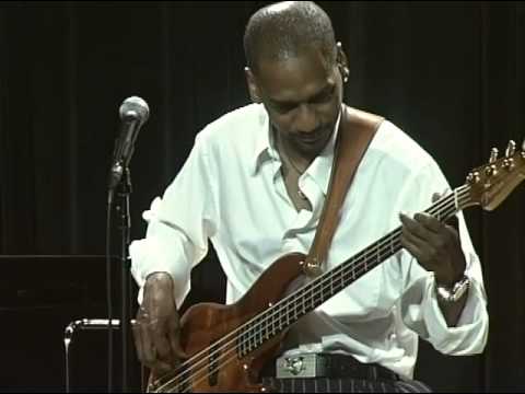 Victor Bailey performs a improvised bass solo-