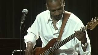 Victor Bailey performs a improvised bass solo-