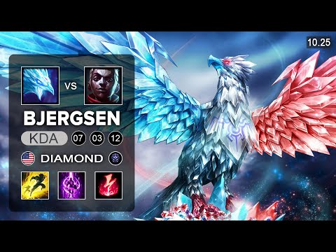 Bjergsen Anivia Mid vs Ekko - NA Diamond Patch 10.25