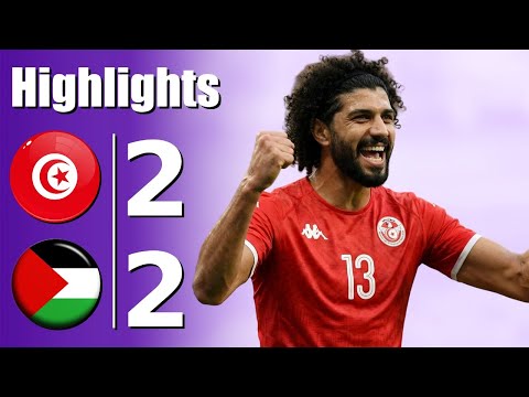 Tunisia vs Palestine 2-2 - All Goals & Highlights - Arab Cup 2025