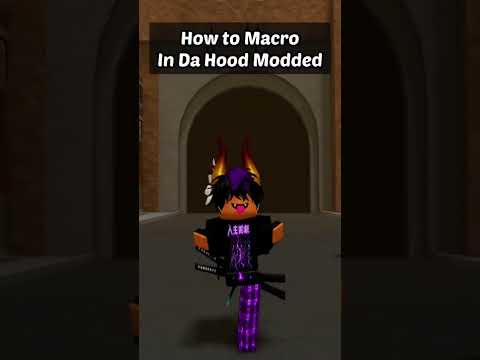 How to MACRO on DA HOOD MODDED (EASY)