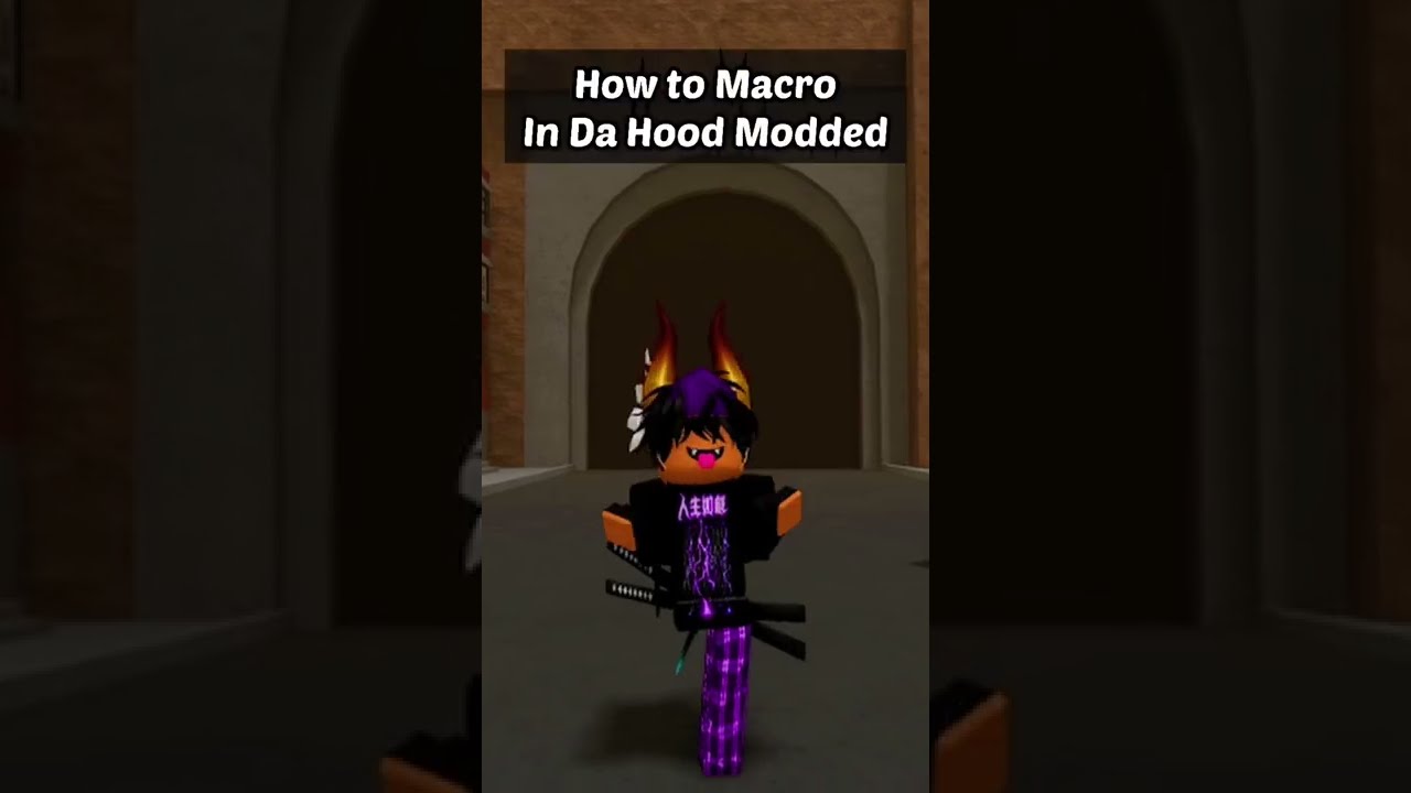 How to MACRO on DA HOOD MODDED (EASY)