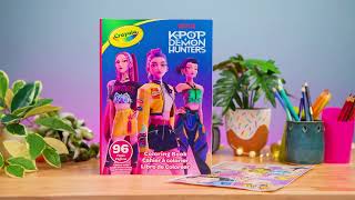Crayola K-Pop Demon Hunters Coloring Book (2026) YouTube Video Review