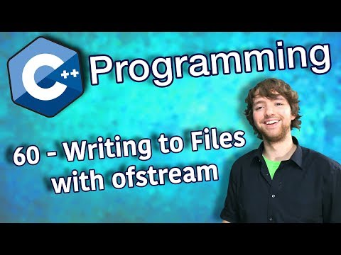 Learn C Programming Tutorial 60 Writing to Files with ofstream - Mind ...