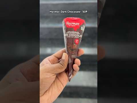 Dark Chocolate Ice-cram For 50₹ From Havmor MUST TRY ‼️#shorts #icecream #foodblogger #chennai