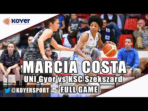 Marcia Costa 11pts/5reb/16EFF - UNI Gyor vs KSC Szekszard - Hungarian Cup Semifinals