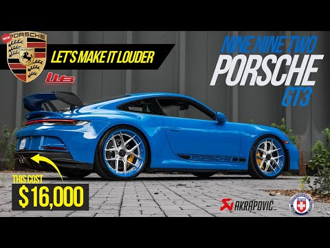 We install a $16k Exhaust on a 992 GT3 Porsche