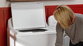 Hotpoint Hotpoint® 3.8 cu. ft. Capacity Washer with Stainless Steel Basket White HTW240ASKWS Picture