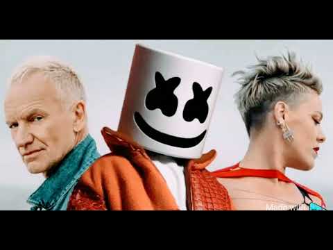 Marshmello – P!nk and Sting – Dreaming(lyrics video)