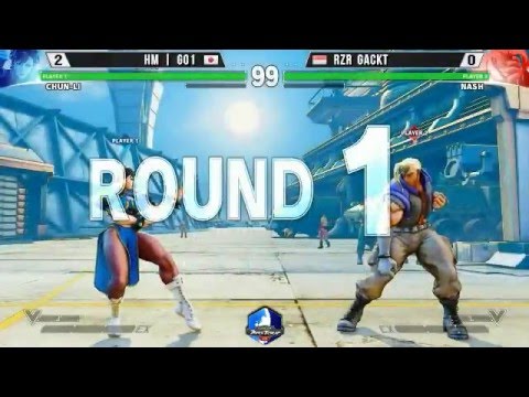 SF5 GO1[Chun-li] vs Gackt[Nash]