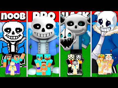 EPIC Minecraft Battle - Ducky Takes on Sans Undertale in Godly Animation!