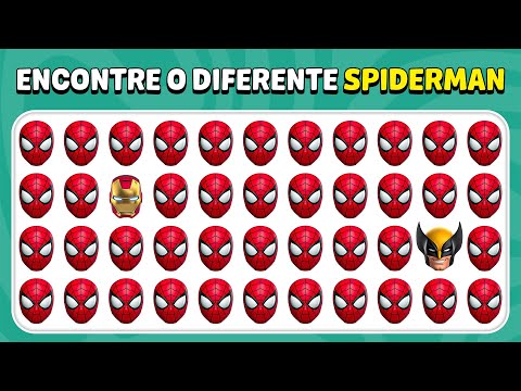 Encontre O Emoji Diferente - Edição Marvel vs DC | 30 Níveis Definitivos 🧠🔥 | Abelha De Teste