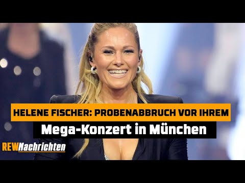 Helene Fischer: Probenabbruch vor ihrem Mega-Konzert in München