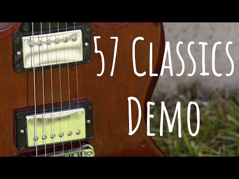 Gibson 57 Classic Pickups Demo (No Commentary)