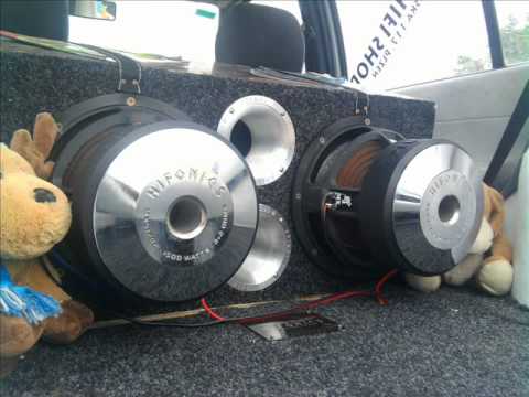Hifonics car audio 3000watts rms 2 ohms