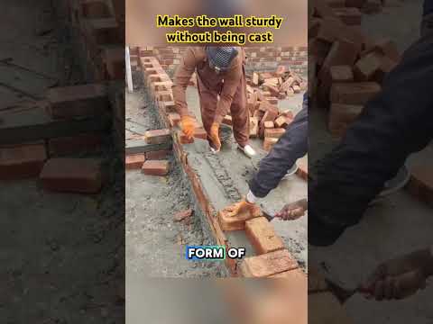 Macht die Wand stabil, ohne gegossen zu werden #shorts #youtube