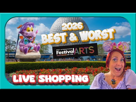 Shopping Epcot Festival of the Arts for Art and Merch