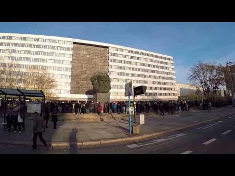 Asylpolitik - Protest und Gegenprotest in Chemnitz