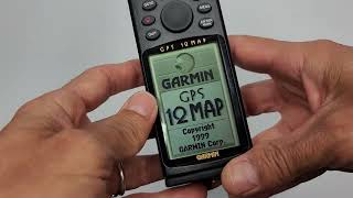 Garmin GPS 12 MAP Handheld Fishing Hunting Hiking Navigation System