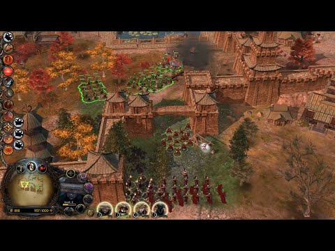 2v1 Easterling Faction Defends ALL NEW Fortress Map Harath-dian! | BFME | AOTR