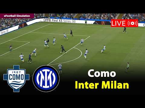 🔴In Diretta- Como vs Inter Milan | Coppa Italia 2026 | eFootball PES21 Simulation