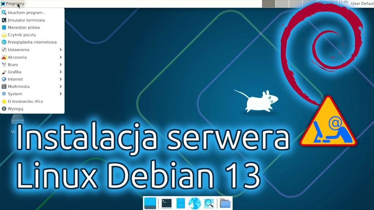 Installing a Linux Debian 13 server