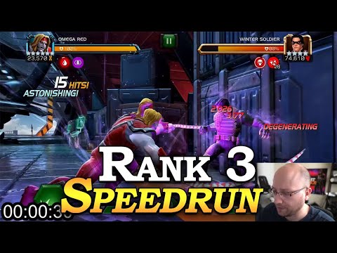 Rank 3 Omega Red Speedrun + Guide | Marvel Contest of Champions