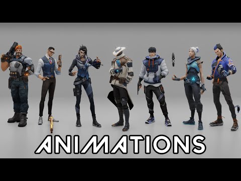 All Valorant Agent Select Animations Without Effects