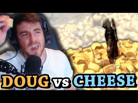 DOUGDOUG vs 10 POUND WHEEL OF CHEESE