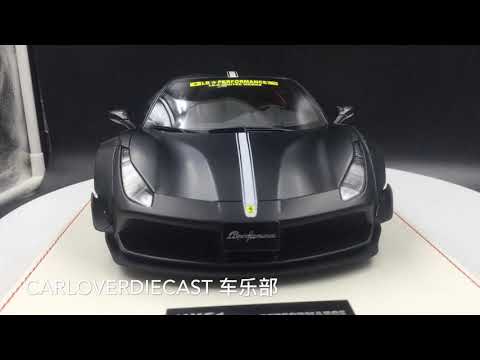 Kingston - Liberty Walks 488 Resin Scale 1:18 Mat Black  available now Limited 10 pcs