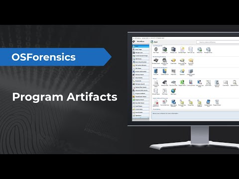 Collect Program Artifact Traces with OSForensics