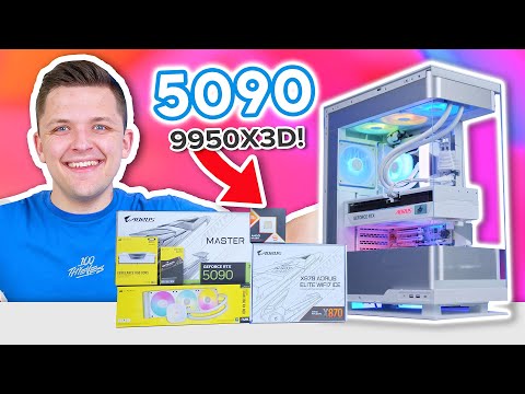 Ryzen 9950X3D &amp; RTX 5090 Gaming PC Build! 👑 [AMD’s New MONSTER CPU is Here!]