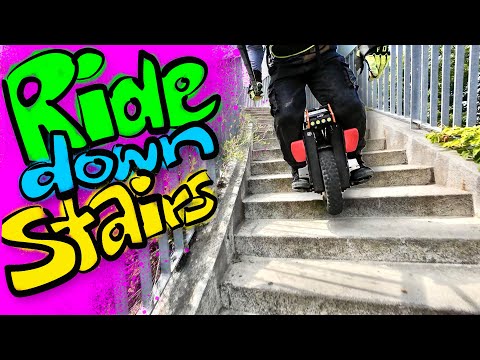 How To Ride Down Stairs on EUC - 8 Step Tutorial!
